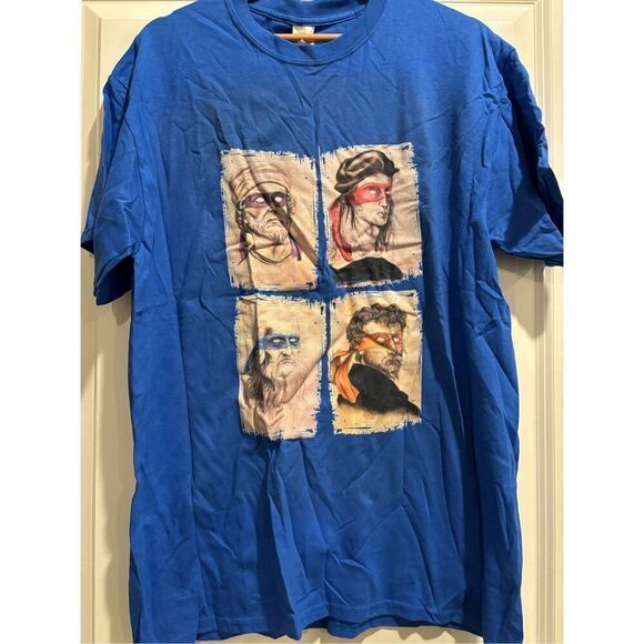 Renaissance Mutant Ninja Turtles T-shirt size Large - Picture 1 of 2